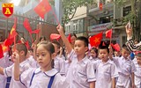 Những hình ảnh đẹp về lễ khai giảng năm học mới tại Hà Nội
